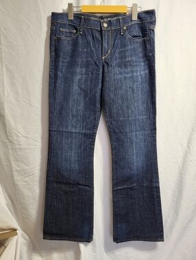Citizens Of Humanity Dark Denim Jeans Dita Petite Bootcut, Size 30
